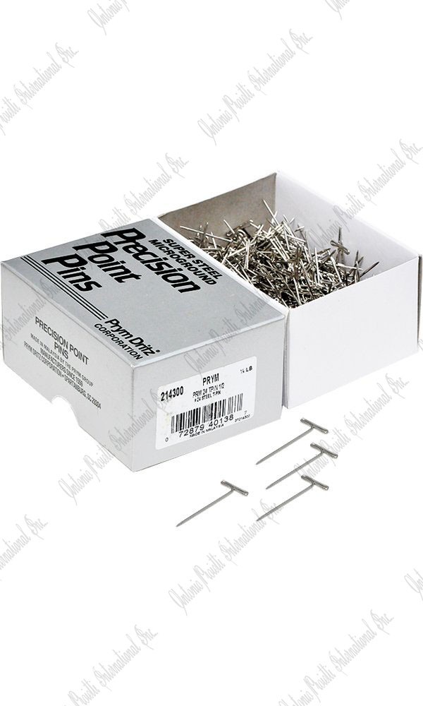 Steel T Pins / 1/2lb Box - Finest Furrier Supplies